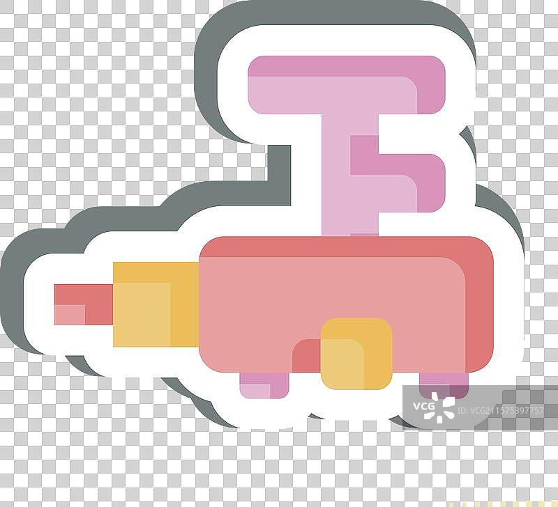 与汽车相关的方向盘齿轮贴纸图片素材