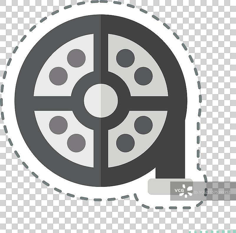 与动力转向泵相关的贴纸线切割图片素材