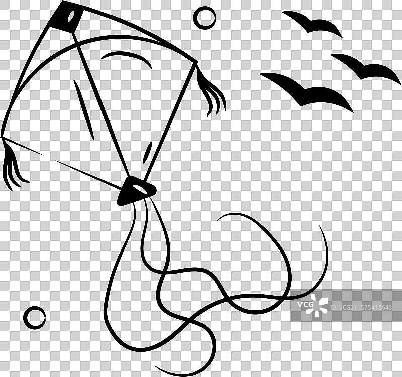 放风筝图片素材