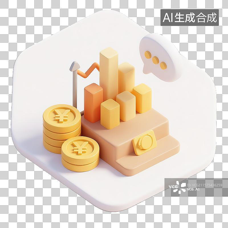 【AI数字艺术】金融数据可视化与沟通图片素材