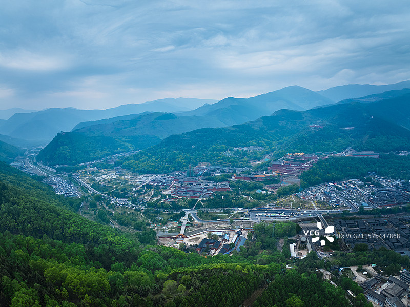 山西五台山黛螺顶图片素材