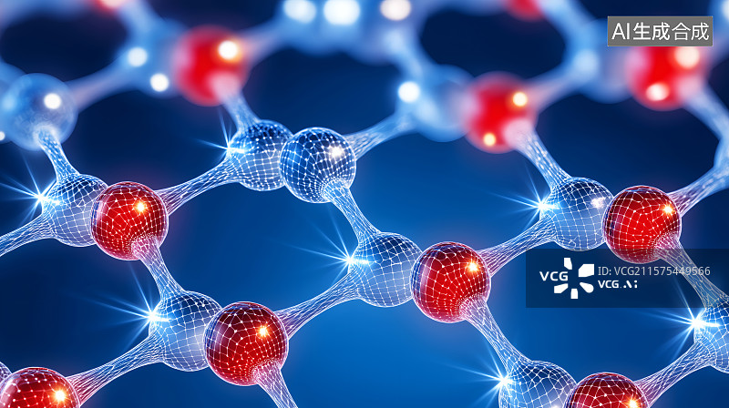 【AI数字艺术】离子晶格交替图片素材