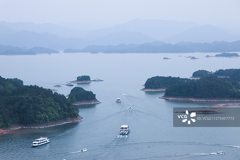 千岛湖岛屿图片素材
