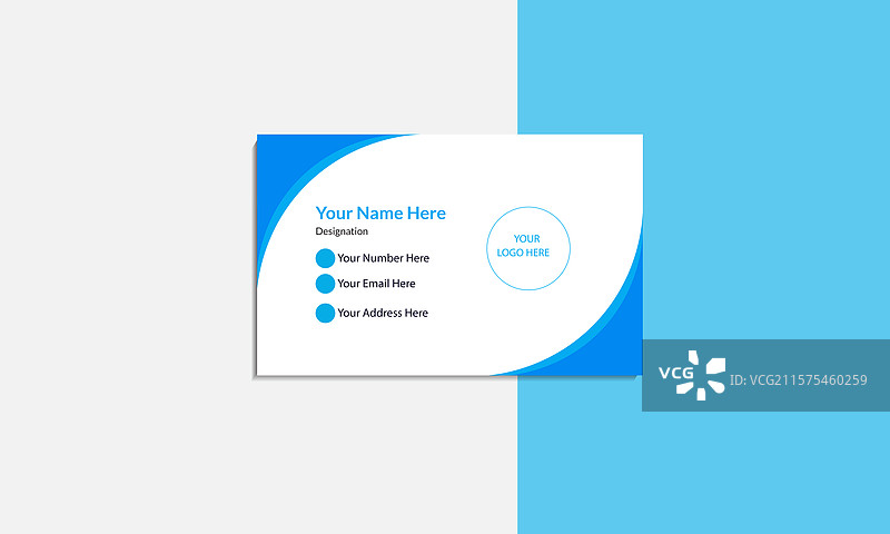 现代名片设计图片素材