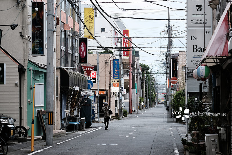 日本静冈县的沼津市和沼津港图片素材