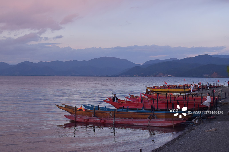 泸沽湖图片素材