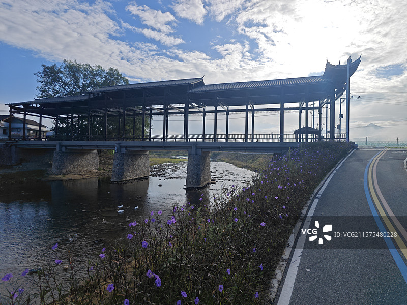 中国国家地理武夷山国家森林公园风景道光泽段图片素材