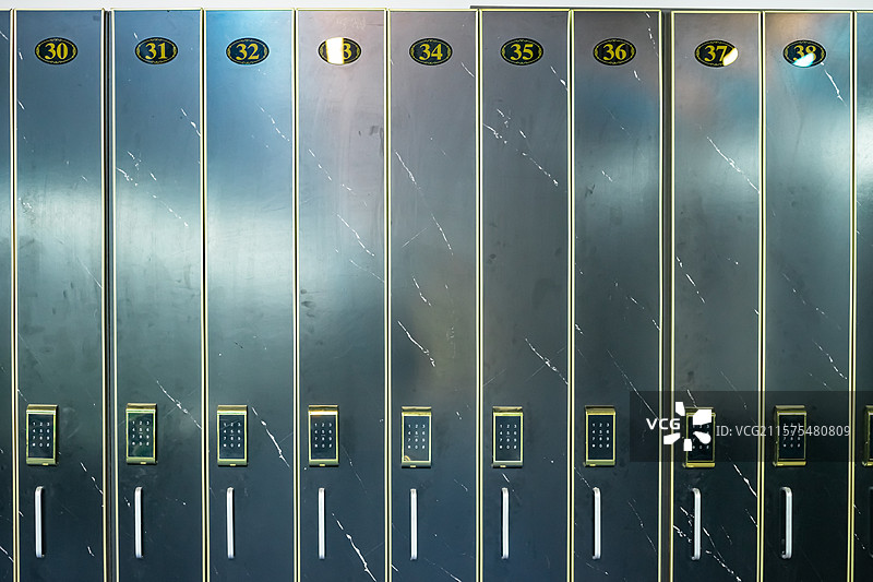 中国公共设施拍摄主题，公共场所公共设施储物箱设备用品，室内无人图像摄影图片素材