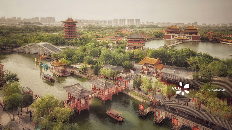 河南省开封市清明上河园图片素材