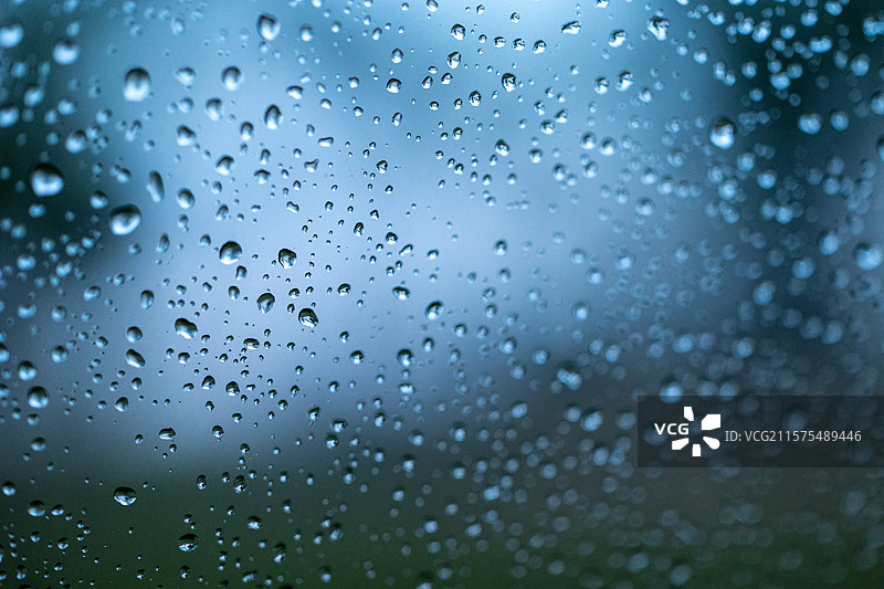 湿玻璃窗全画面拍摄图片素材