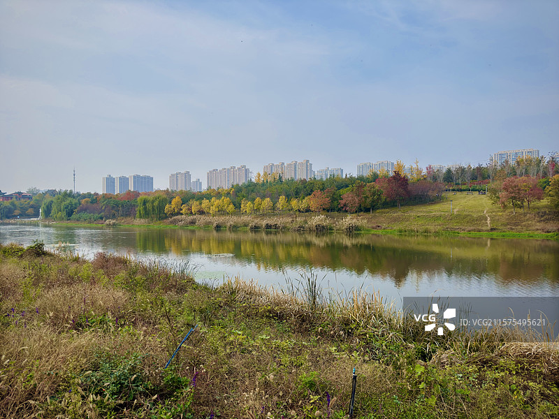 郑州西流湖公园图片素材
