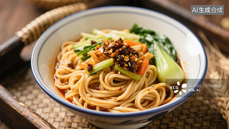 【AI数字艺术】芒种特色面食盛宴图片素材