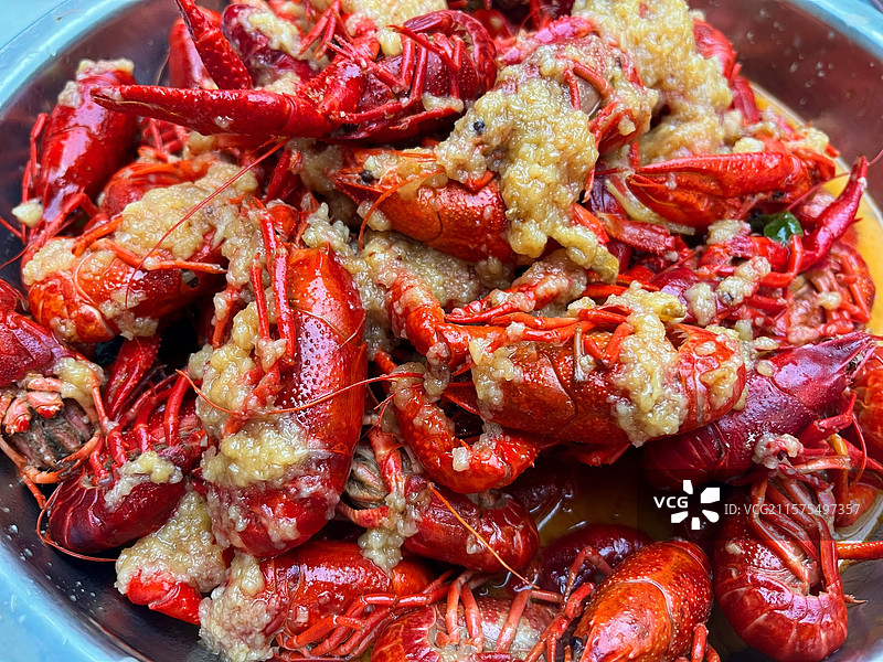 蒜蓉小龙虾图片素材