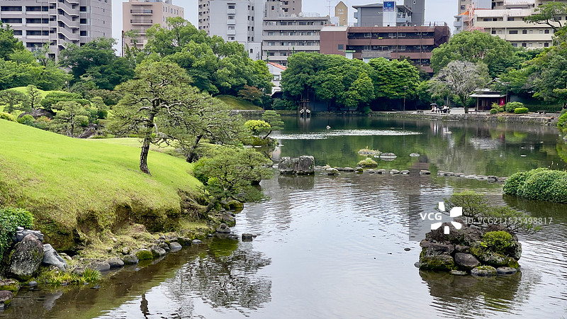 熊本水前寺成趣园图片素材