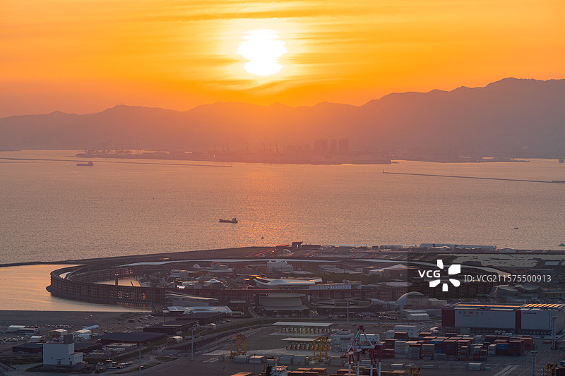 航拍日本大阪世界博览会，2025世博会，鸟瞰世博会，大阪世博会全景，世博会夜景，开幕式，闭幕式，梦洲图片素材