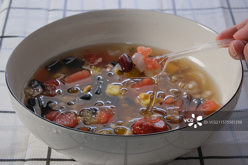 四果汤：福建闽南夏日解暑的味觉符号图片素材