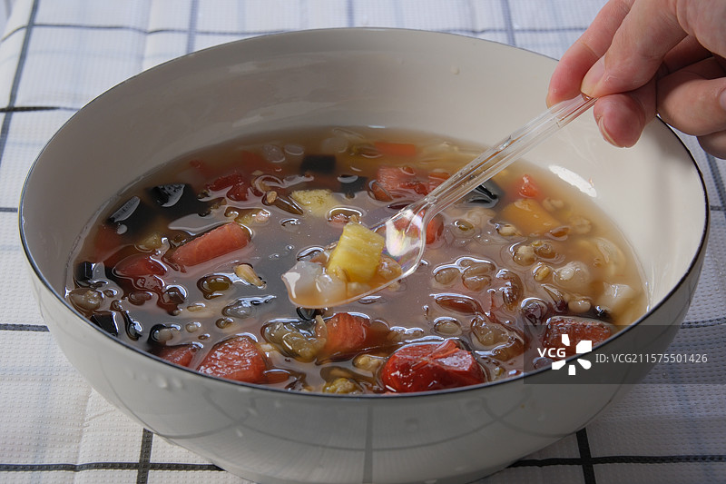 四果汤：福建闽南夏日解暑的味觉符号图片素材