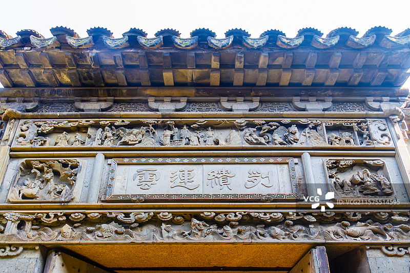 敬修堂建筑-苏州西山东村古村图片素材