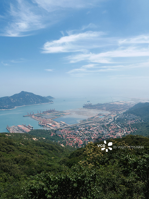 连云港海上云台山图片素材