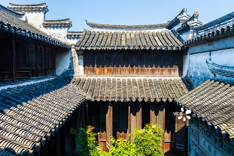 敬修堂建筑-苏州西山东村古村图片素材