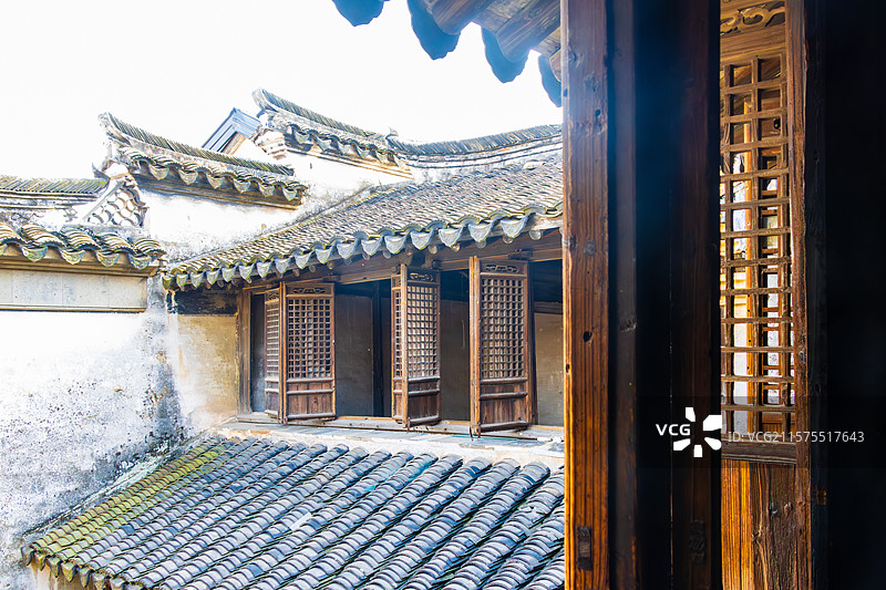 敬修堂建筑-苏州西山东村古村图片素材