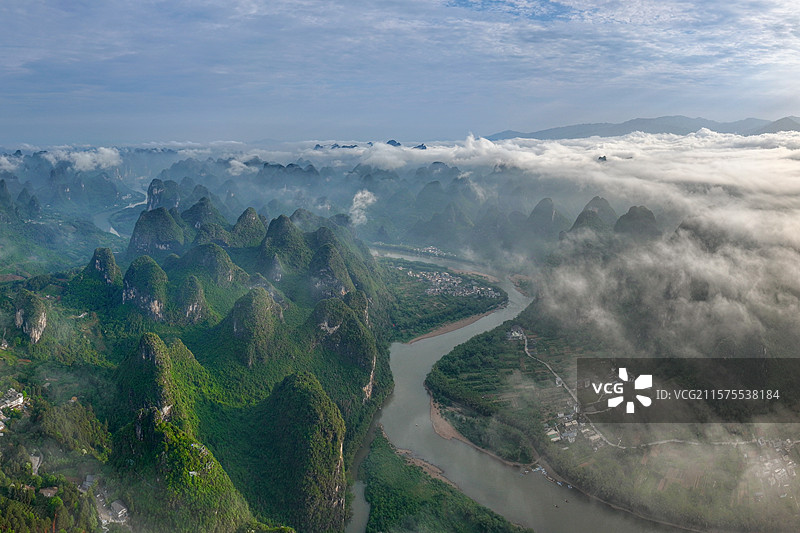 漓江第一弯图片素材