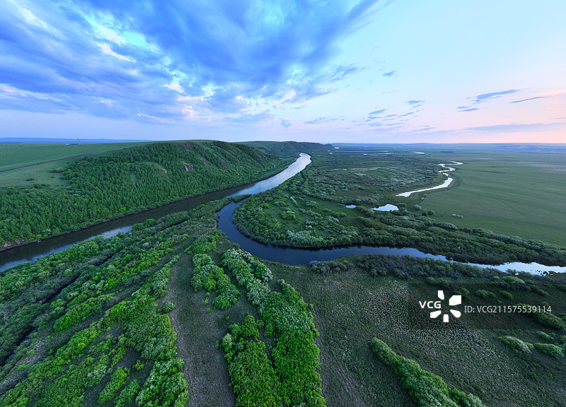 河流湿地自然风光图片素材