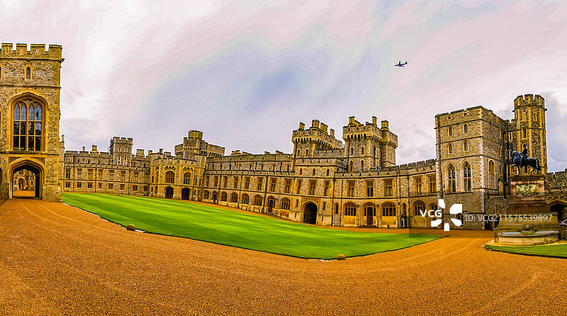 英国英格兰东南部区域伯克郡温莎堡图片素材