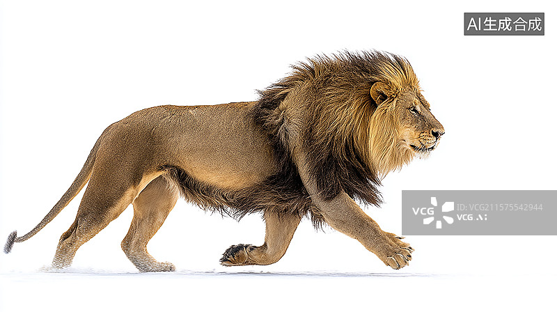 【AI数字艺术】草原之王狮子图片素材