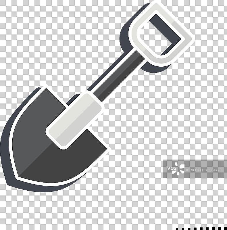 与战争相关的光泽铲子图标图片素材