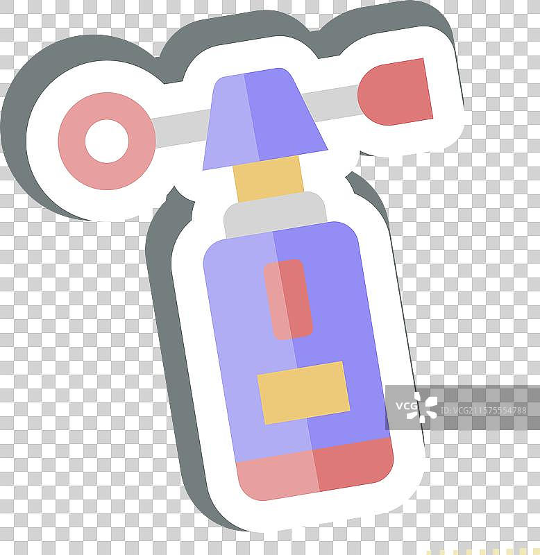 与测量符号相关的风速计贴纸图片素材