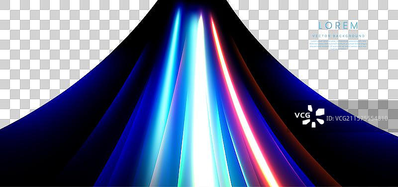 抽象未来主义发光霓虹多色图案图片素材