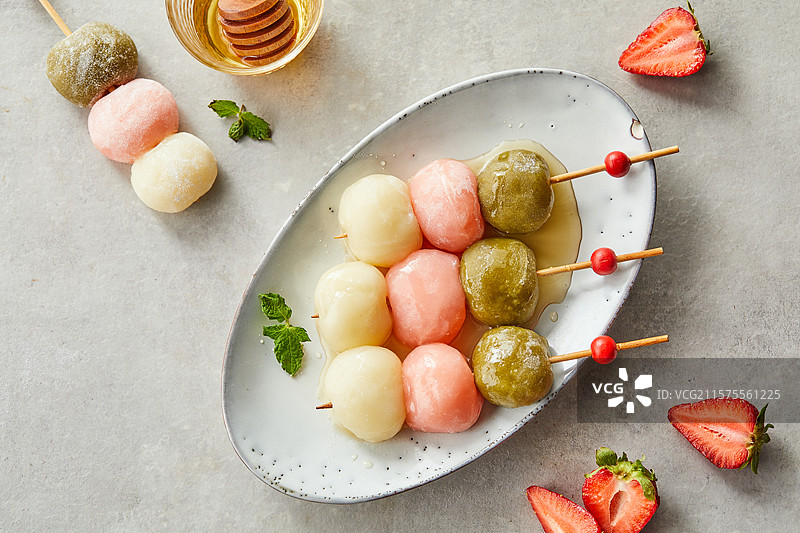 日本料理美食 月见团子图片素材