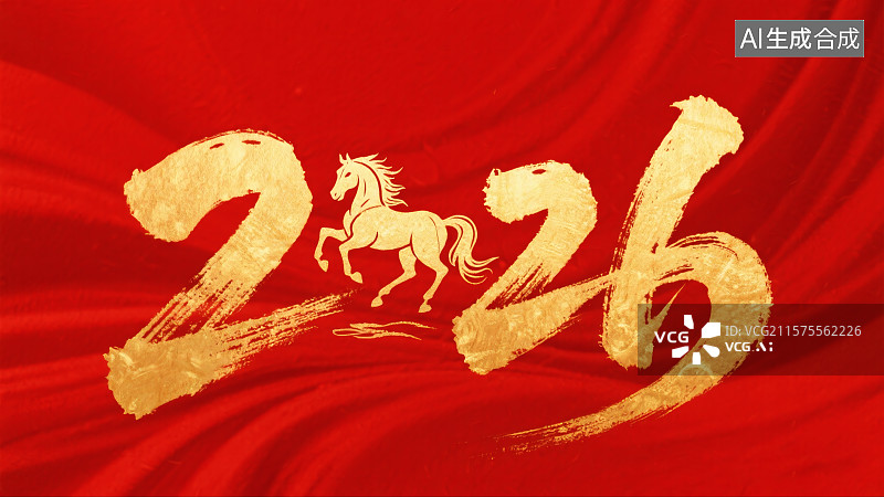 【AI数字艺术】2026年春节祝福图片素材