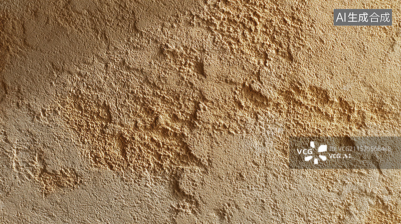 【AI数字艺术】质地粗糙且有几个孔洞的墙壁图片素材