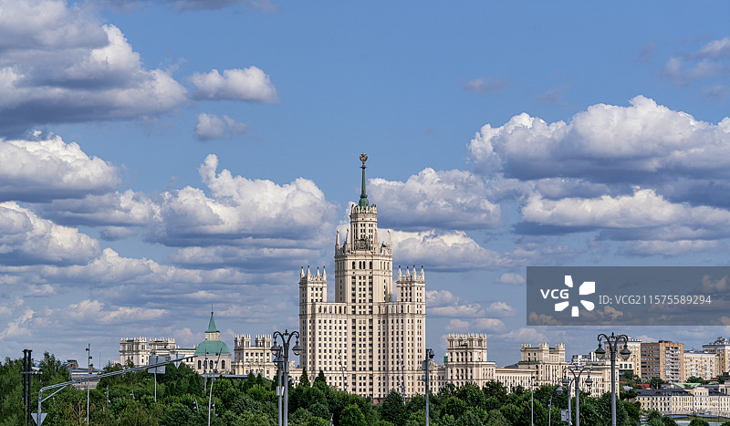 劳动模范公寓——斯大林式建筑图片素材