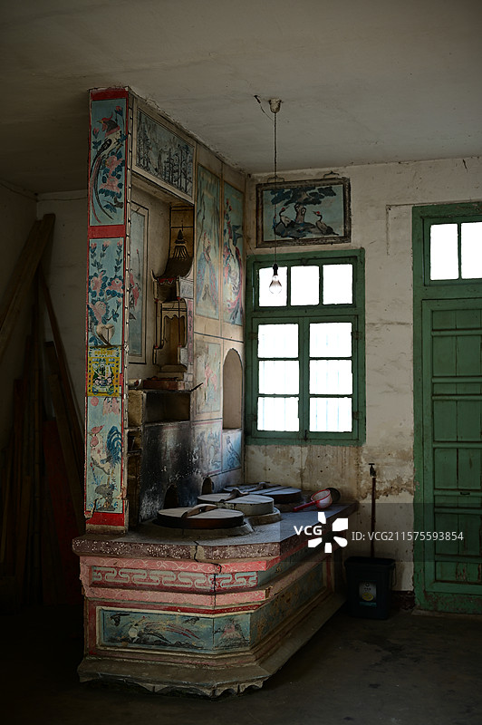 上海 旧房子 崇明 民居 怀旧 楼房 灶台 特色 农村图片素材