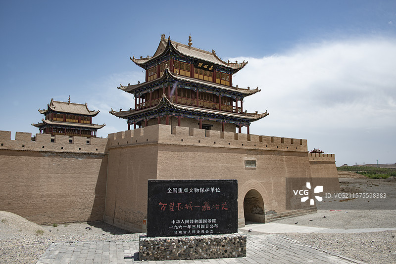 甘肃酒泉嘉峪关图片素材