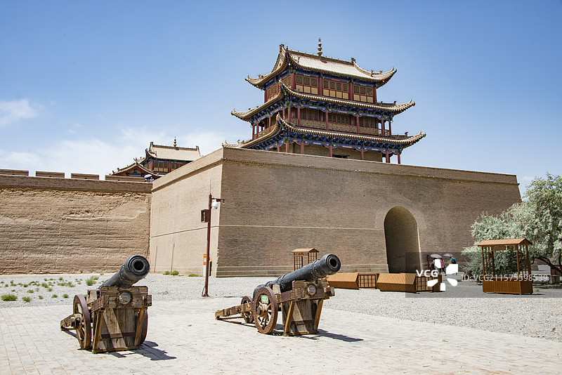 甘肃酒泉嘉峪关图片素材