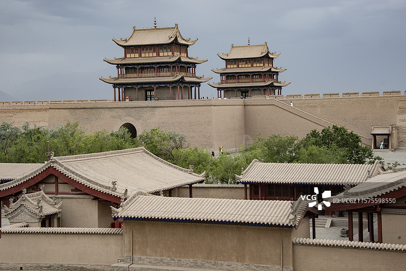 甘肃酒泉嘉峪关图片素材