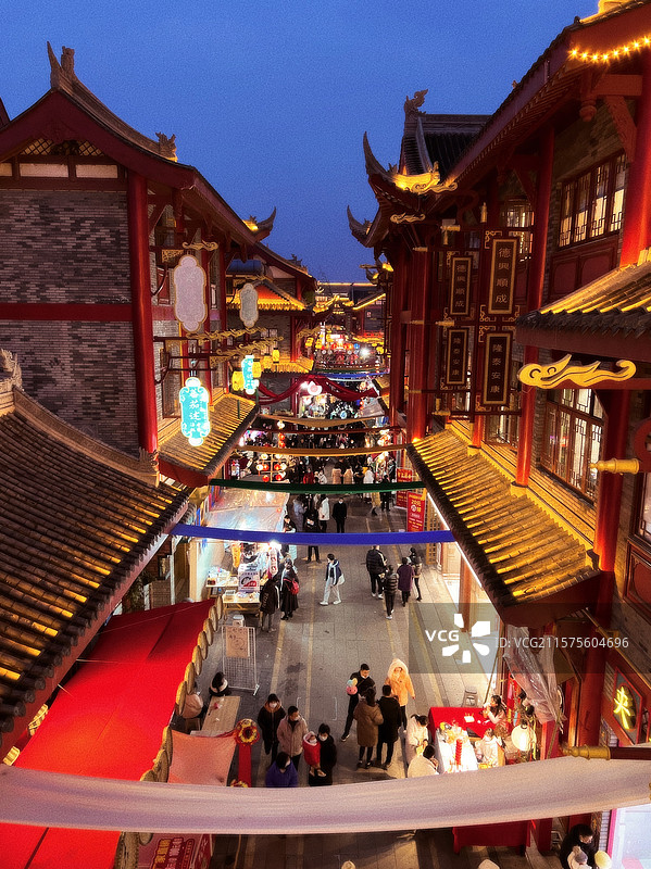 四川眉山东坡印象水街图片素材