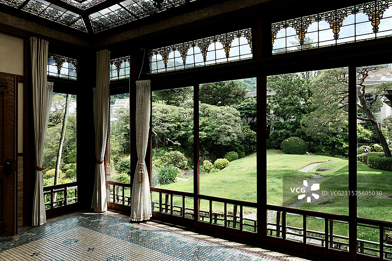 日本热海起云阁图片素材