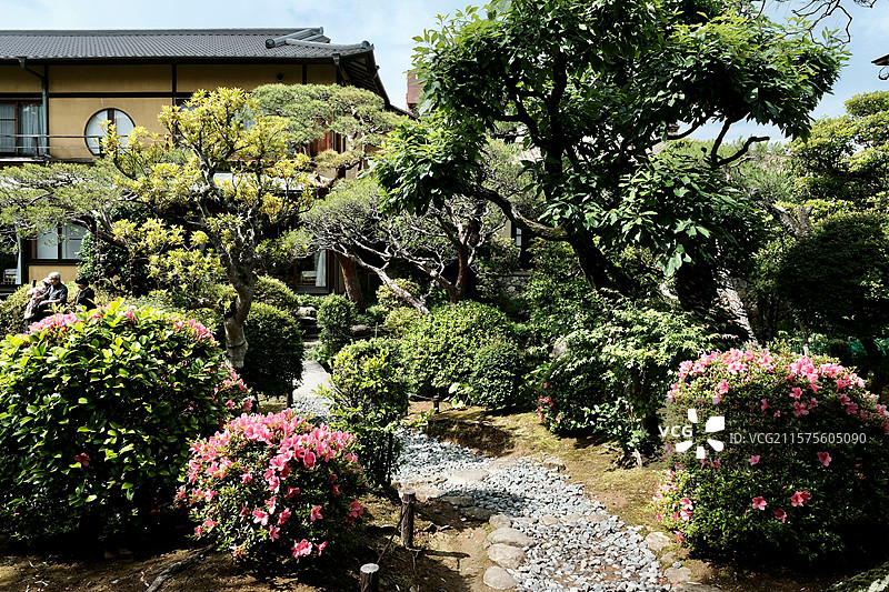 日本热海起云阁图片素材