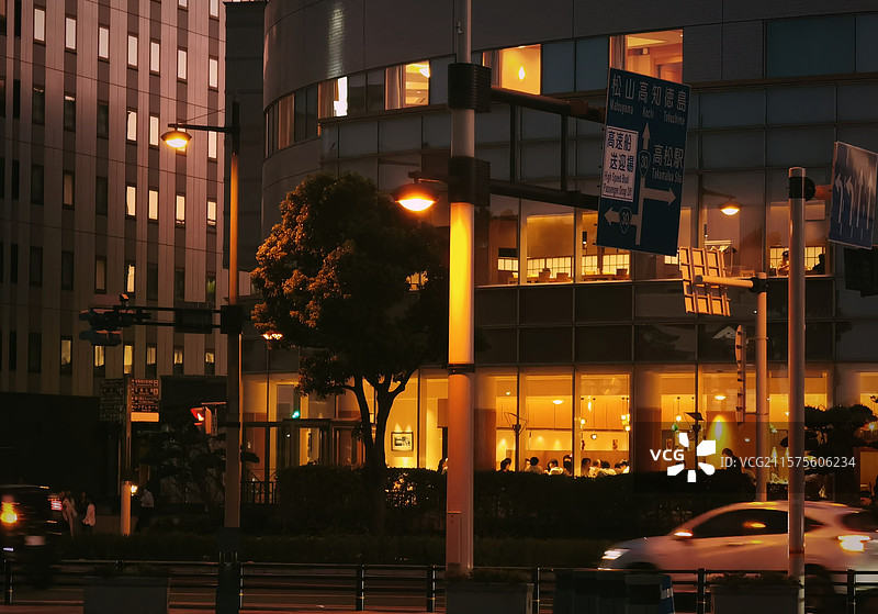 兵库县 夜晚街景图片素材