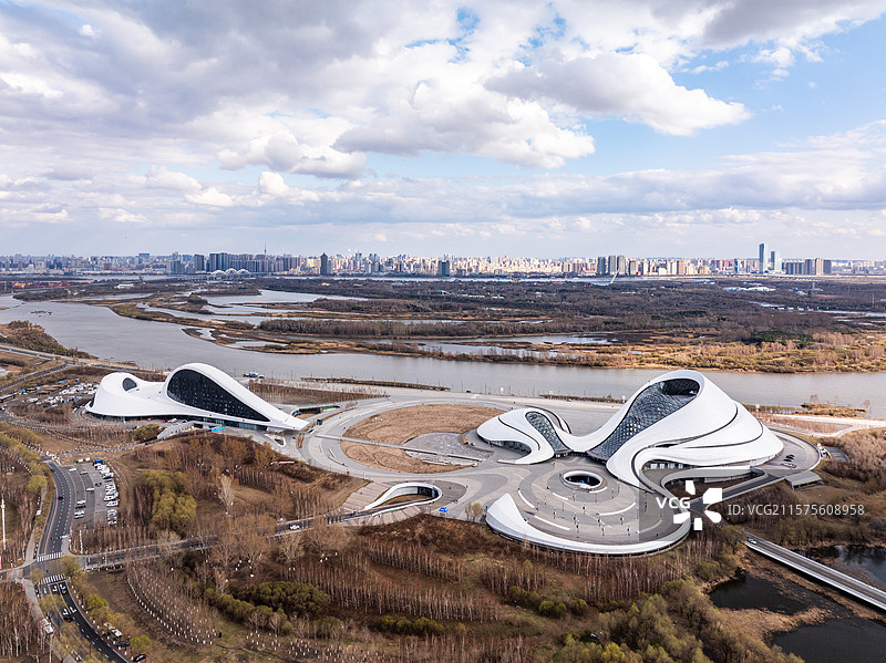 哈尔滨大剧院图片素材