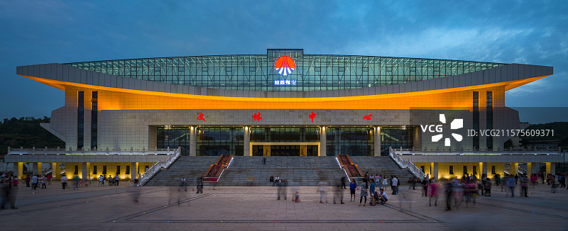 陕西省黄陵县文体中心图片素材
