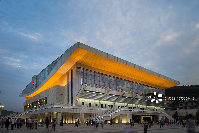 陕西省黄陵县文体中心图片素材