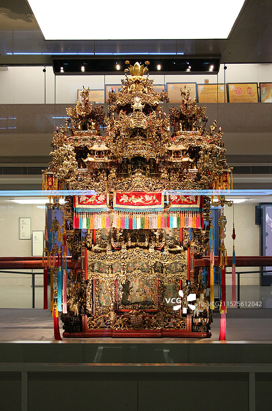 上海历史博物馆 —— 物华号百子大礼轿图片素材