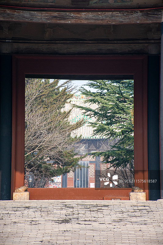 山西省运城市芮城县永乐宫图片素材