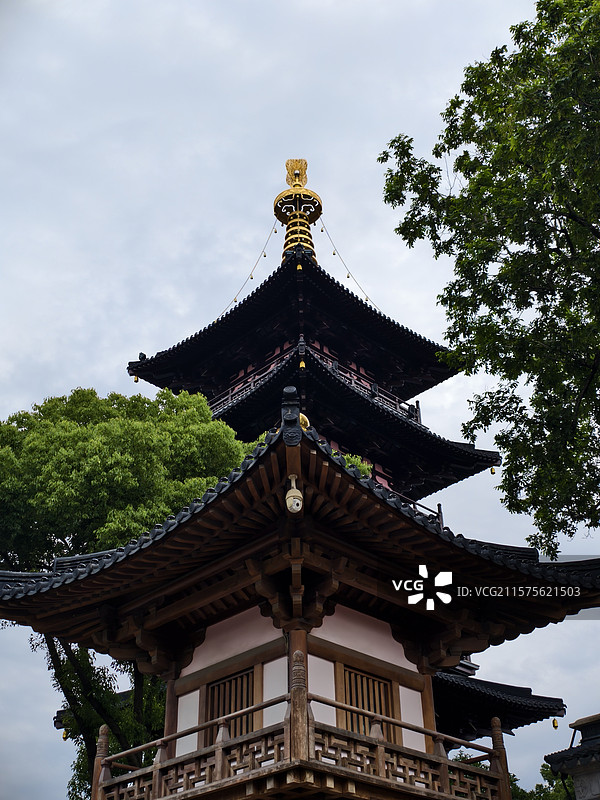 寒山寺塔图片素材